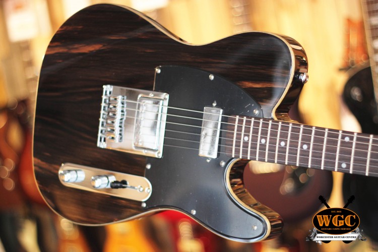 Michael Kelly 1950s Ebony guitar at Worcester Guitar Centre